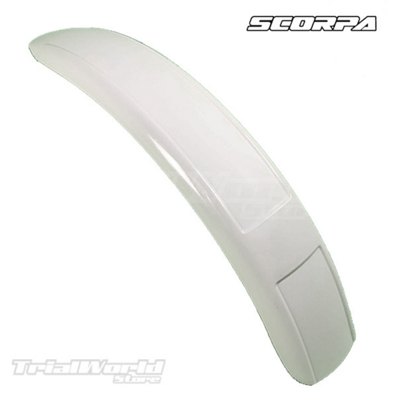 Front white fender Scorpa SC Racing &...