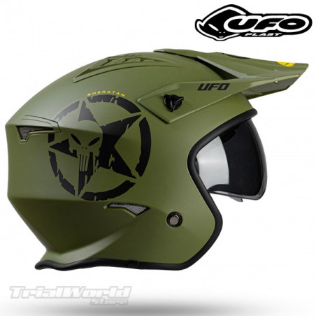 Helmet UFO Sheratan green Trial