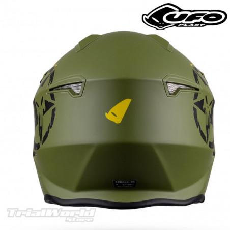 Helmet UFO Sheratan green Trial