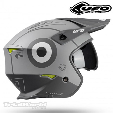 Helmet UFO Sheratan grey Trial