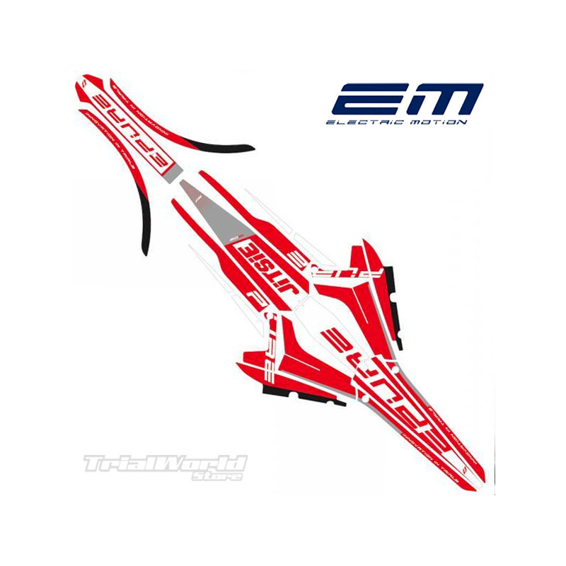Kit decals Electric Motion Epure Stealth red