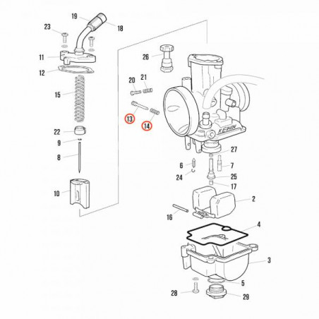 Air Screw Kit Carburettor PWK 28MM