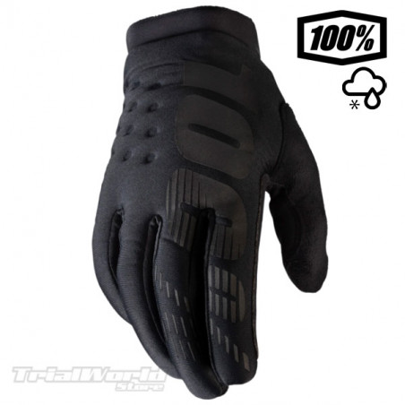 Guantes invierno 100% BRISKER neopreno offroad