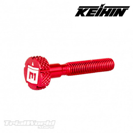 Tornillo de ralentí regulable para Carburador Keihin rojo