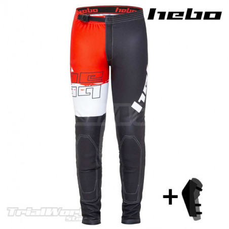 Pant trial Hebo PRO 22 black and red