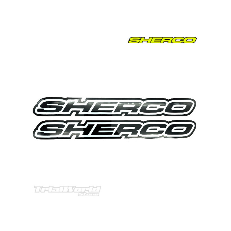 Autocollants de châssis Sherco ST Trial black | Autocollants Sherco