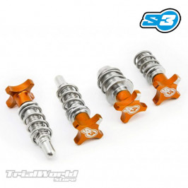 Kit de réglage du levier BRAKTEC orange BRAKTEC S3 Parts