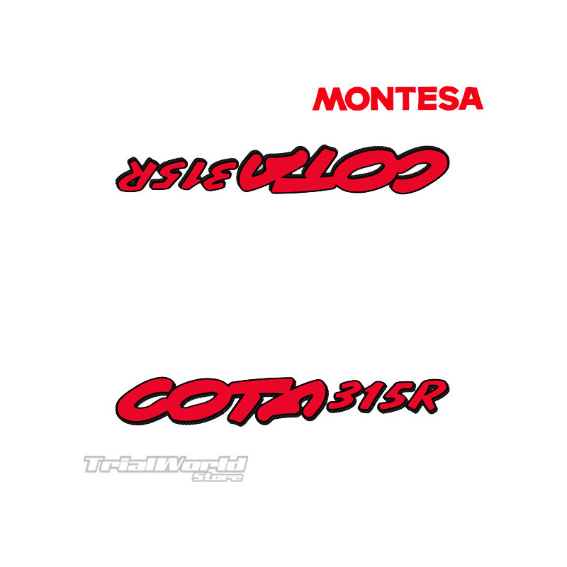 Adhesivos chasis Montesa Cota 315R