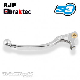 Kupplungshebel, lang S3 Parts grau für Braktec und AJP