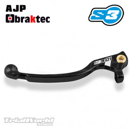 Levier d'embrayage long S3 Parts noir pour Braktec et AJP