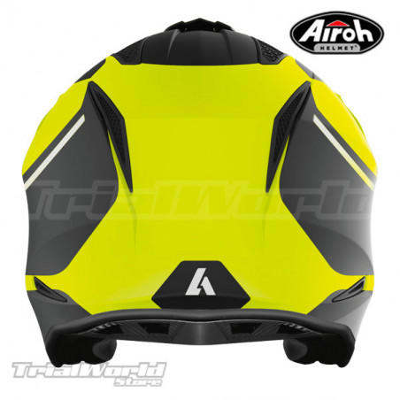 Helmet Airoh TRR S Yellow - Black GLOSS Trial
