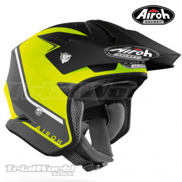 Helmet Airoh TRR S Yellow - Black GLOSS Trial