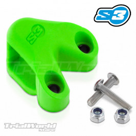 Green S3 chain tensioner guide for trial bikes