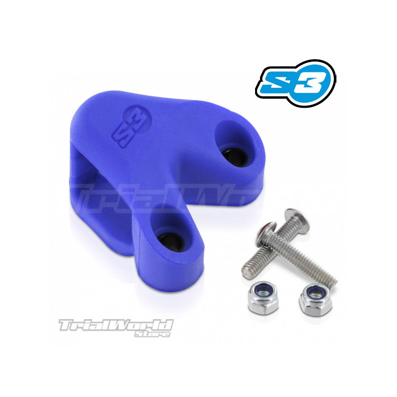 Blue S3 chain tensioner guide for trial bikes