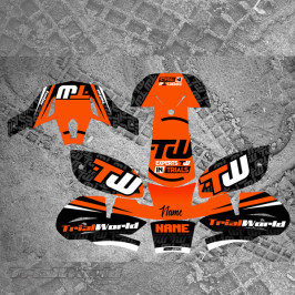 Helmet Stickers trialHebo Zone 4 - SCORPA inspired