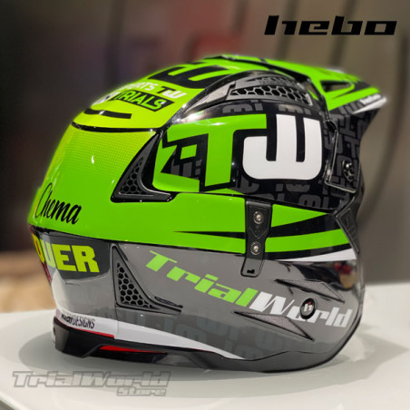 Autocollants pour casques trialHebo Zone 4 - SCORPA inspired
