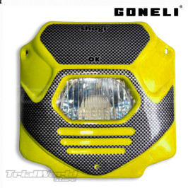 Phare Goneli jaune moto classique de trial