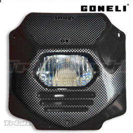Lampe frontale Goneli black classic motorbike from trial