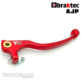 Trial red brake lever for Braktec and AJP
