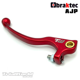 Trial red clutch lever for Braktec and AJP