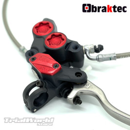 Front brake assembly trialBraktec Racing 2