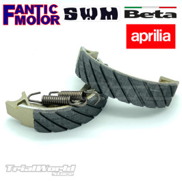 Front drum brake shoes Fantic Trial, Aprilia TX, Beta and SWM TL