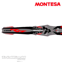 Kotflügelaufkleber hinten Montesa Cota 301RR grau