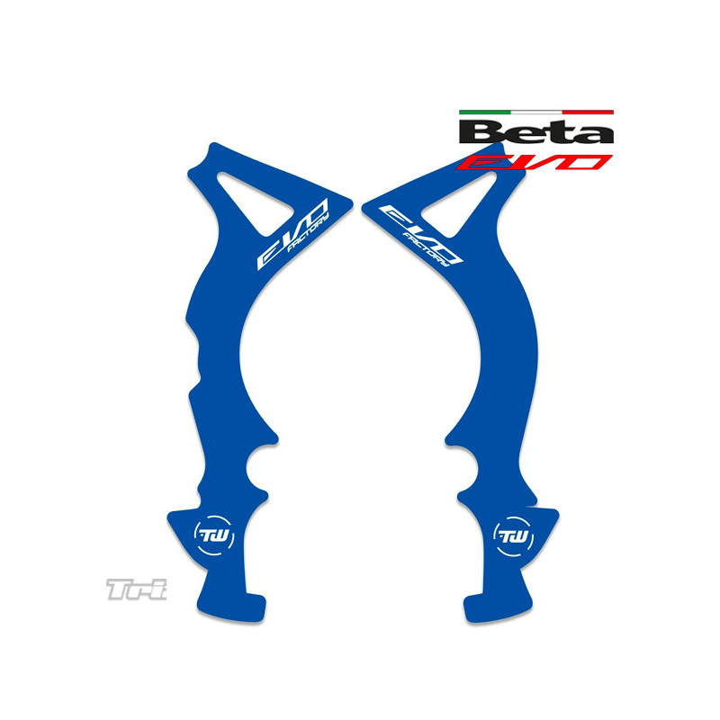 Blue Beta Evo frame stickers