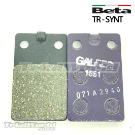 Front brake pads GALFER Beta TR and Synt