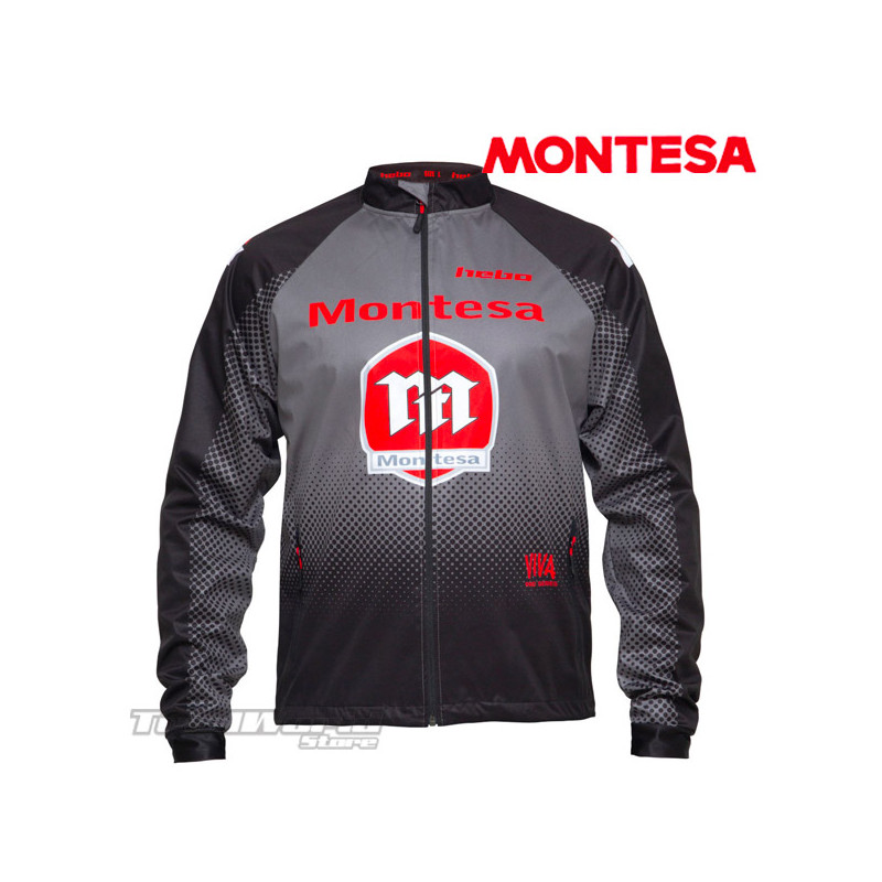 Jacket Hebo Wind Pro Montesa Classic Grey