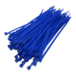 Blue plastic cable ties x...