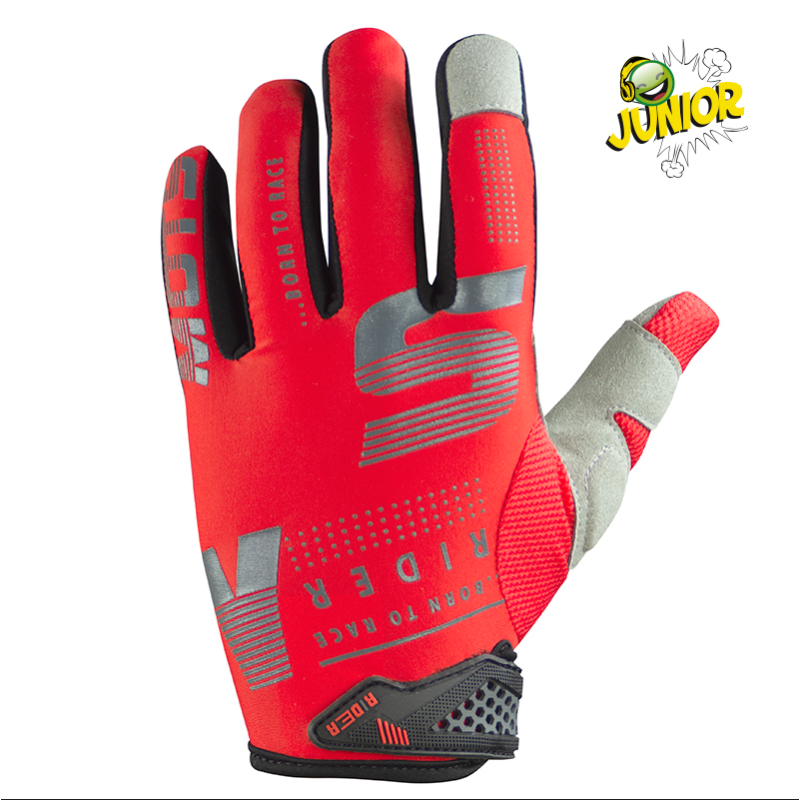 Gloves RIDER5 Trial MOTS Junior Red