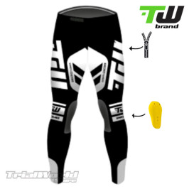 Pantaloni trialTW Prime grey designed by Trialworld