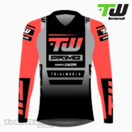 Red trial shirt TW Prime designed by Trialworld