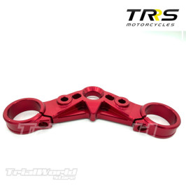 Top triple clamp TRRS CNC anondized in red colour