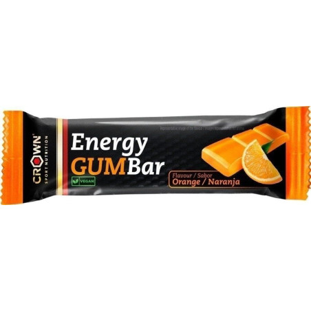 Gummies Crown Sport Nutrition Energie-Kaugummi mit Orangengeschmack