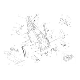 Caoutchouc de protection du carter TRS RR et GOLD à partir de 2021 2