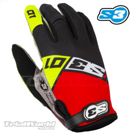 Guanti di prova S3 Parts 01 rosso e giallo