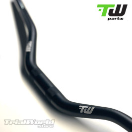 trial TW Parts Guidon de moto noir 28,6 mm 2