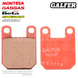 Brake pads trial GALFER FD065 G1805 Beta Techno and Montesa Cota 315R