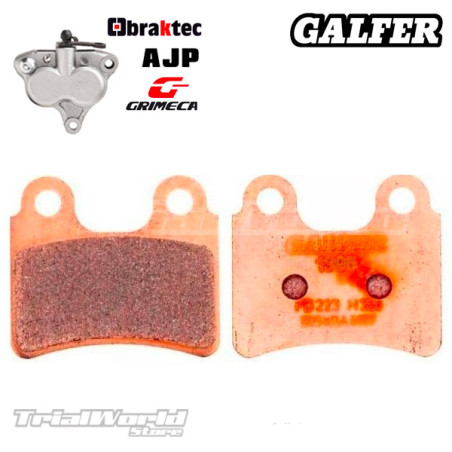 Front brake pads trialGALFER FD223 G1395 sintered