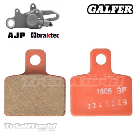 Pastiglie freno posteriori trialBraktec - AJP GALFER FD224 - G1805