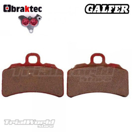 Pastillas de freno delantero trial Braktec GALFER FD511 - G1805