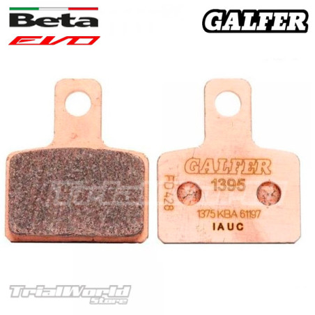 Hintere Bremsbeläge Beta EVO GALFER Sintered FD428 - G1395