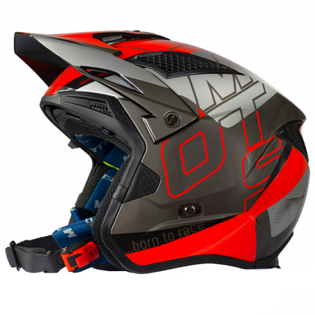 Casque de trial MOTS JUMP UP03 rouge
