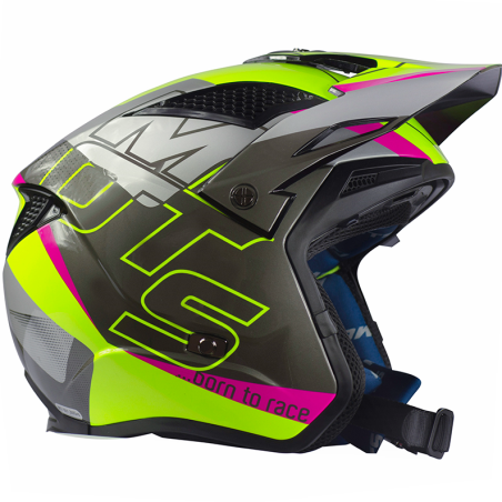Casco de Trial MOTS JUMP UP03 amarillo