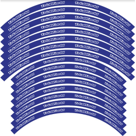 Felgenaufkleber-Set trialblau