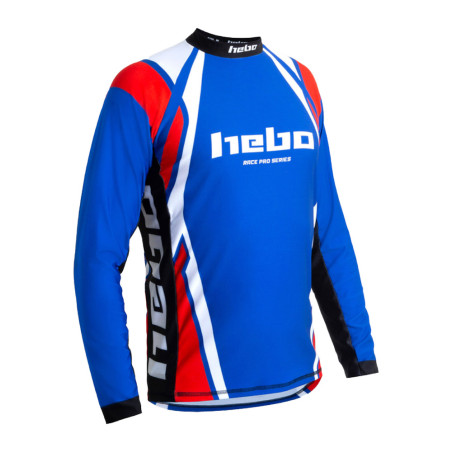 T-shirt Trial Hebo Race PRO bleu