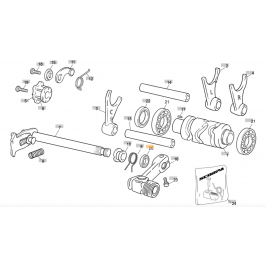 Fermo della leva del cambio Sherco e Scorpa 2