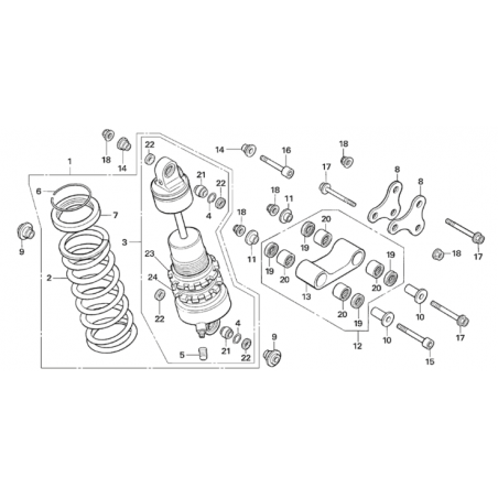 Montesa Cota 4RT linkage retainer
